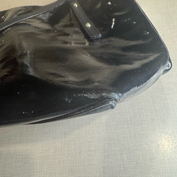 Kate Spade Black Glossy Tote Bag - Picture 9 of 9